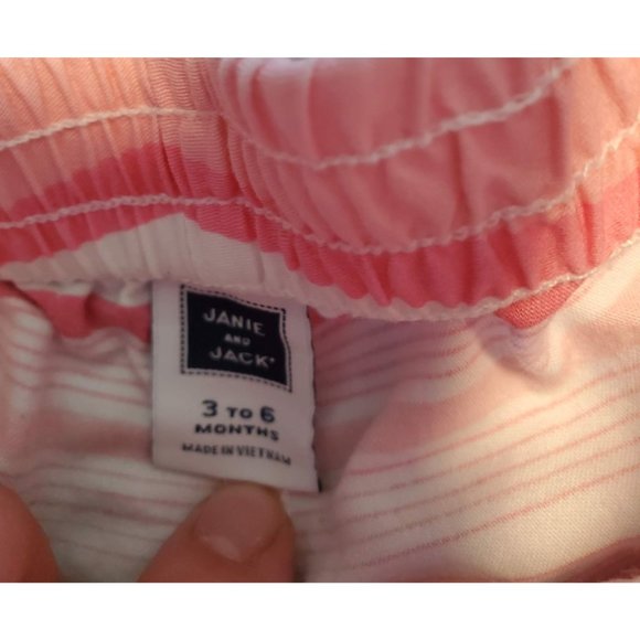 Janie and Jack Pink Shorts Baby Sz 3-6M - Picture 3 of 5
